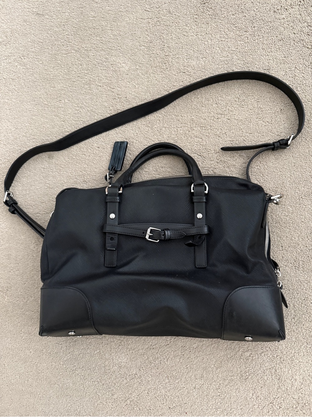 Tumi women’sBlack Leather laptop Bag